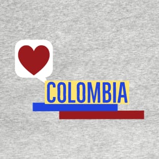 Colombia Love- Colombia Flag T-Shirt